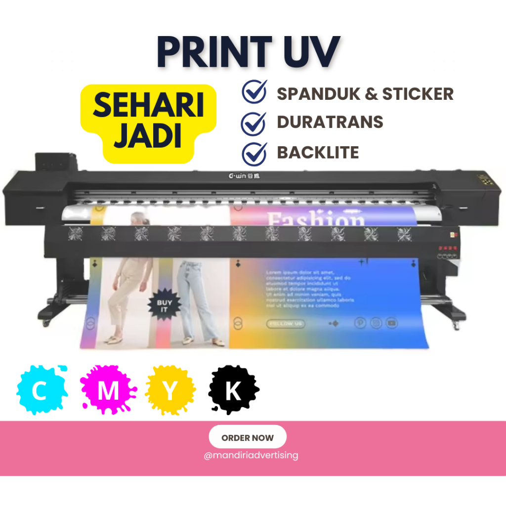 

Print UV - Cetak Spanduk/ Sticker/ Backlite/ Duratrans