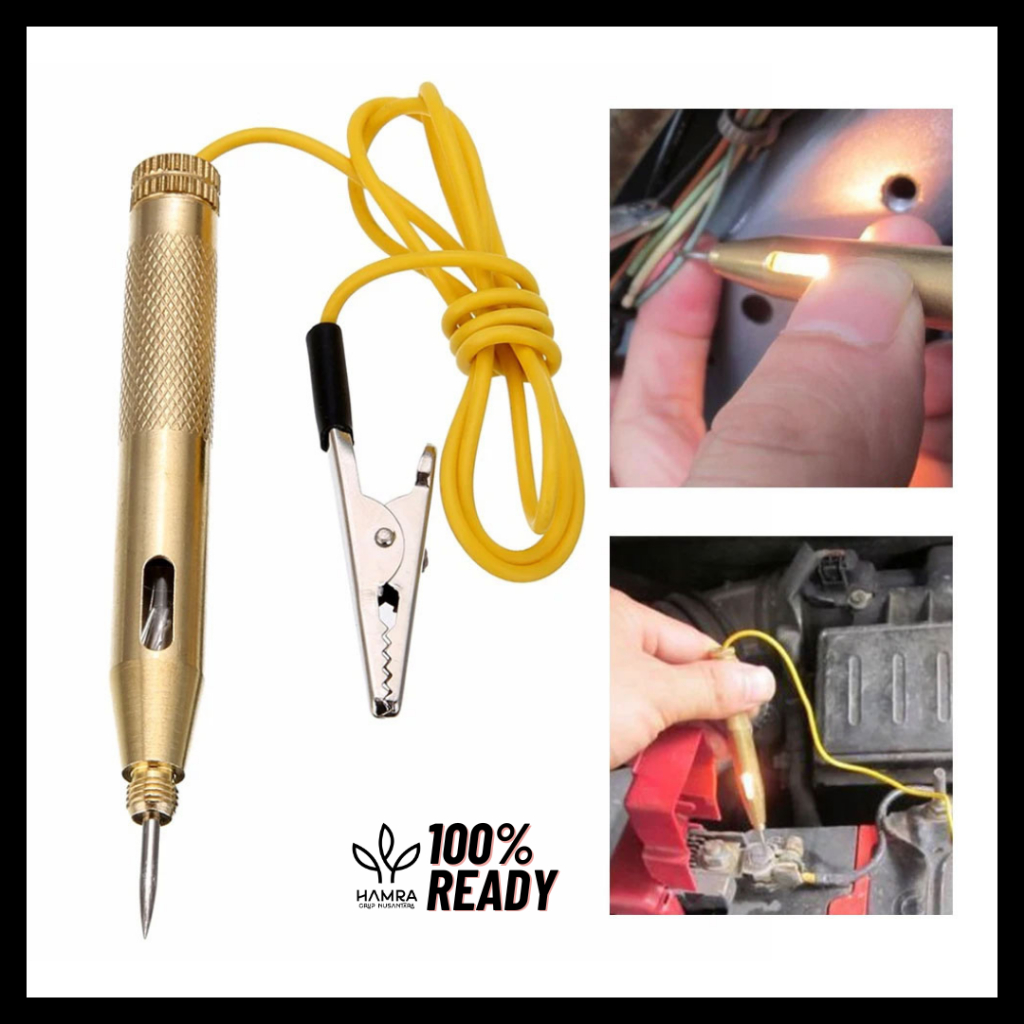 Tespen Listrik Aki DC 6-24V / Tespen Digital DC Tester Testpen Kelistrikan Listrik Mobil Motor