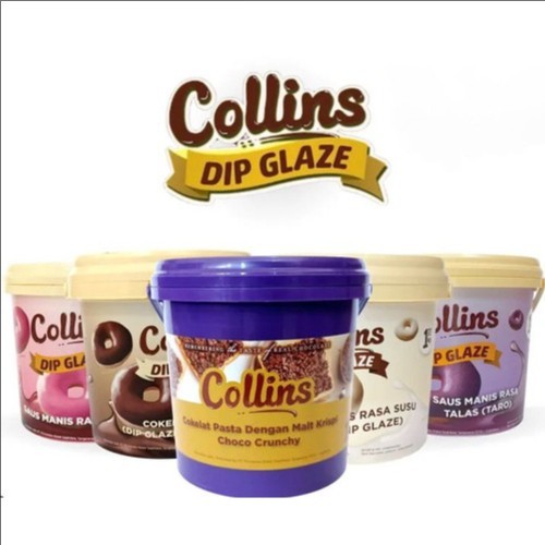 

collins dip glaze 1kg, coklat