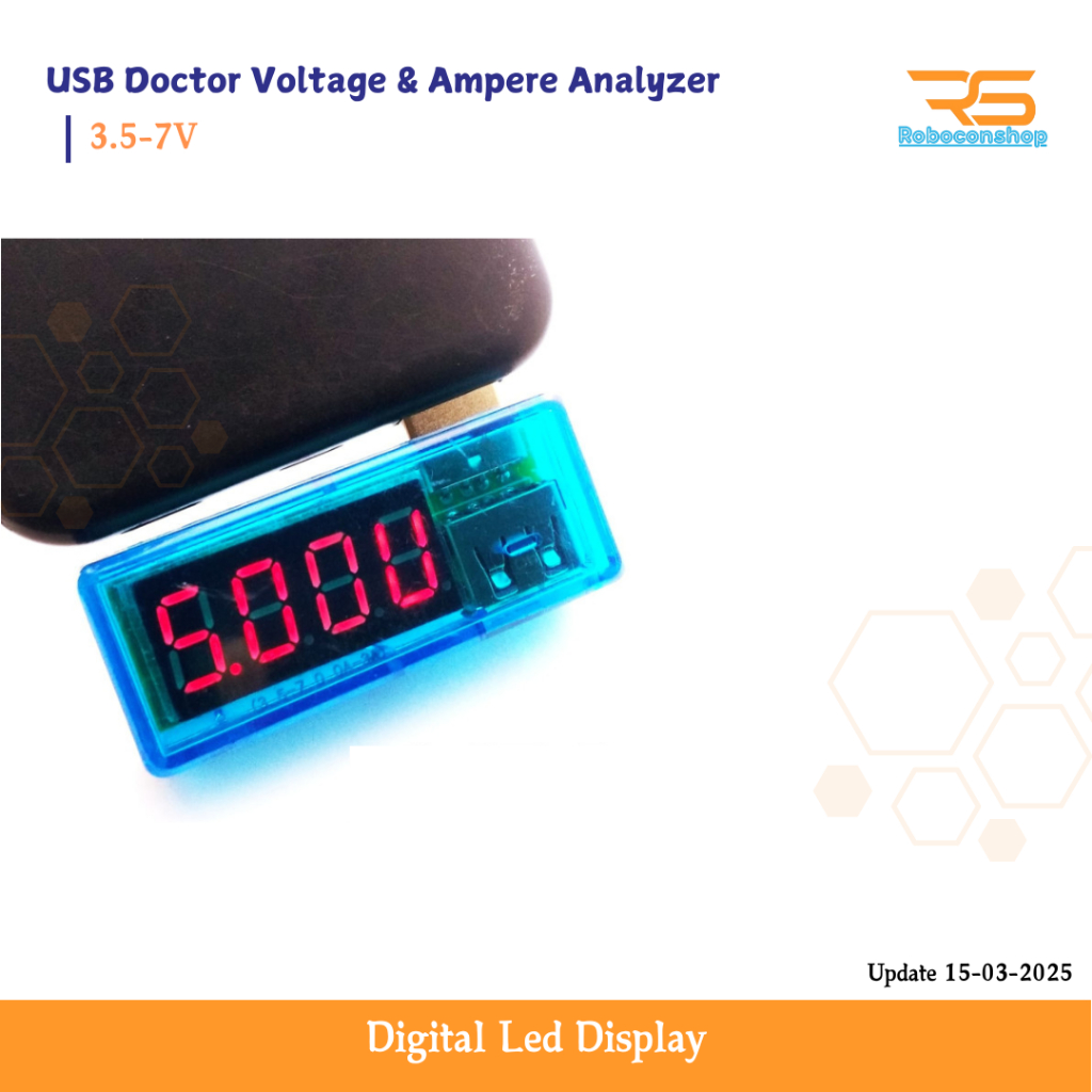 USB DOCTOR CHARGER POWER METER/USB AMPERE METER VOLT METER