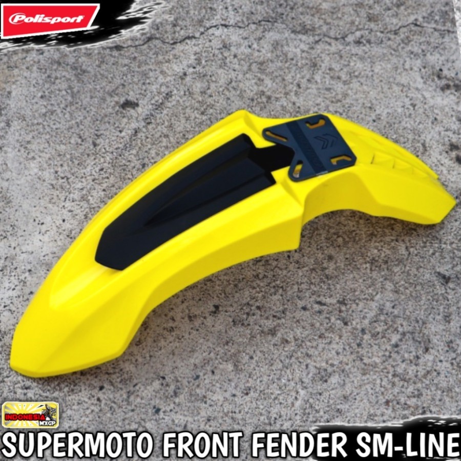 POLISPORT SM-LINE UNIVERSAL FRONT FENDER COVER - SPAKBOR DEPAN ADVENTURE TRAIL - SUMO SUPERMOTO - MO