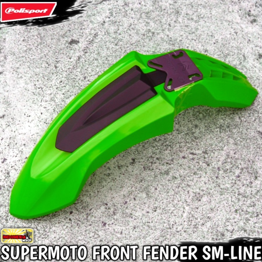 POLISPORT SM-LINE UNIVERSAL FRONT FENDER COVER - SPAKBOR SLEBOR DEPAN ADVENTURE TRAIL - SUMO SUPERMO