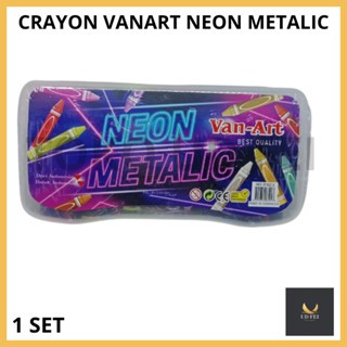 

(1 SET) CRAYON VANART/ CRAYON VANART NEON/ CRAYON VANART METALIK/ KRAYON 12 WARNA