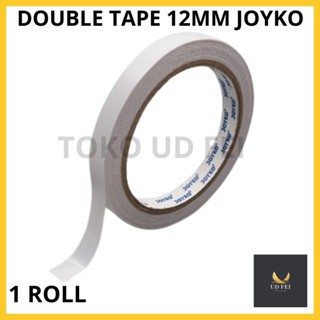 

(1 ROLL) Double Tape Joyko 12mm/ Double Tape tanggung Joyko/ Double Tape 1/2 Inch/ Double Tape joyko 15 Yard
