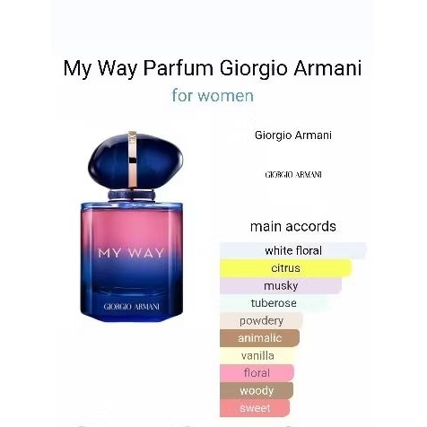 Parfum Premium Giorgio Armany MYWAY kualitas bagus