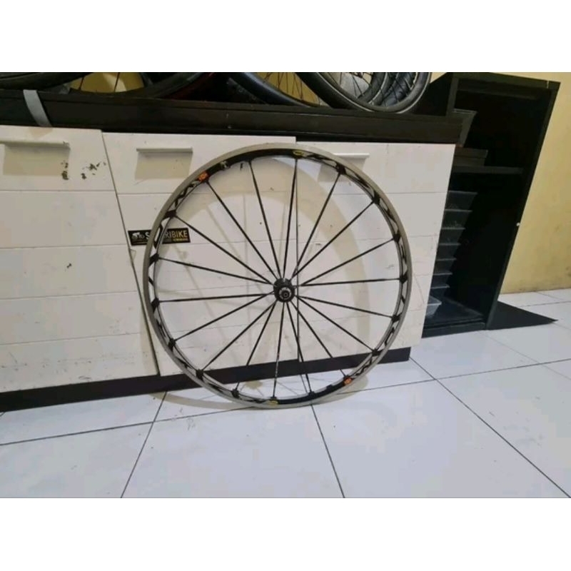 wheelset Road bike front Depan Mavic KSYRIUM SL SSC road bike700 rims brake tubular rims