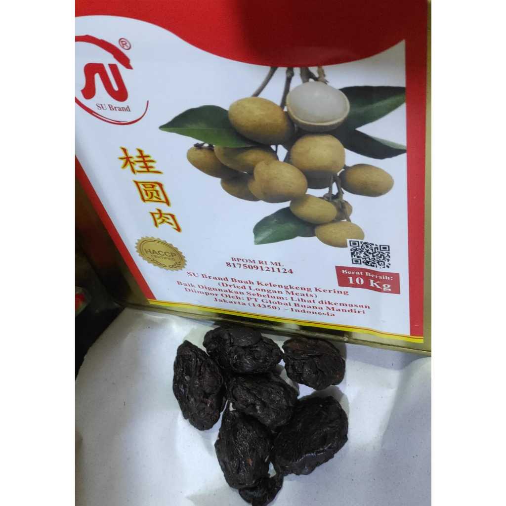 

Longan Kering Hitam China Kaleng Premium / Lengkeng Super Wangi Dried