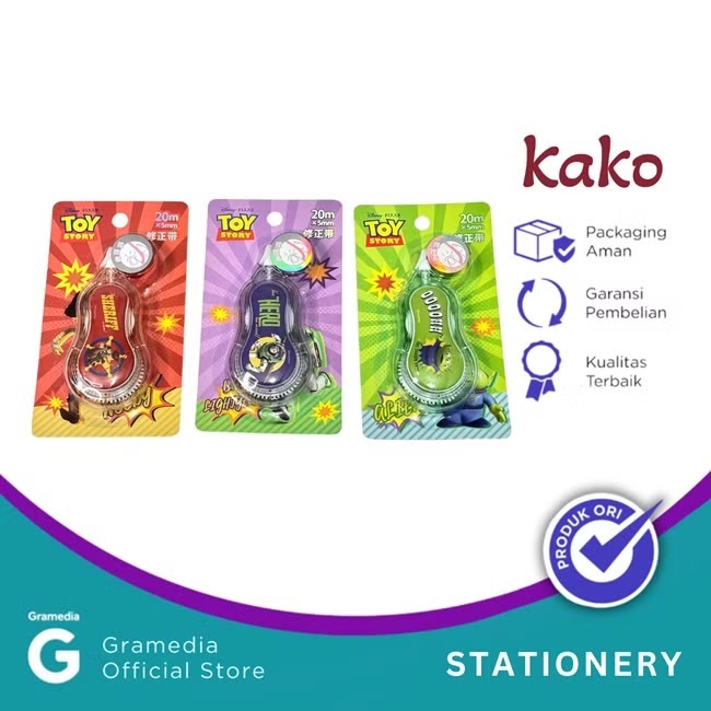 

Gramedia Karawaci - Kako Toy Story Correction Tape -24 Dsnr02177