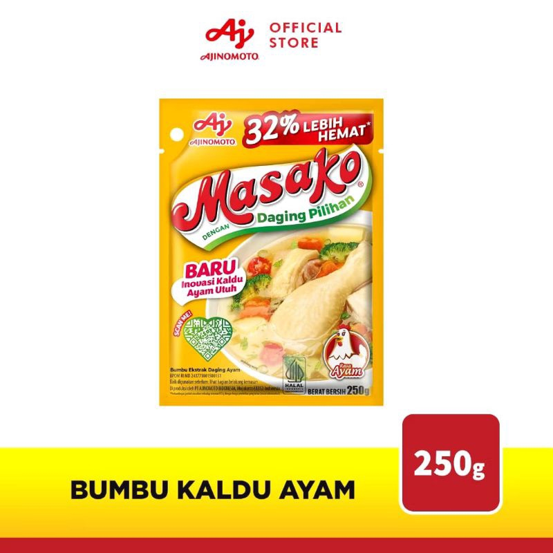 

Masako penyedap rasa kaldu ayam 250 g