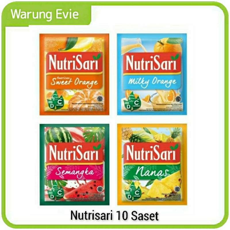 

NutriSari All Varian Isi 10 Sachet