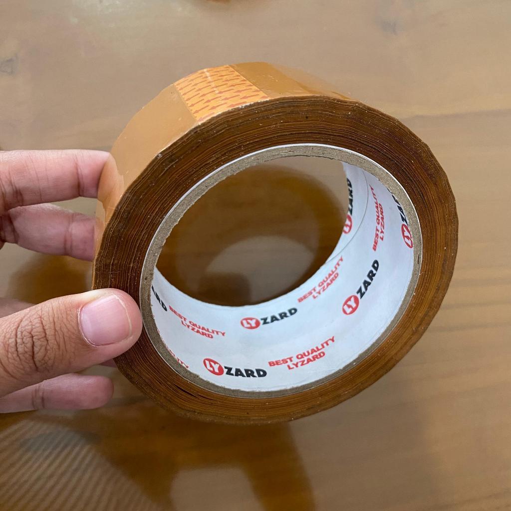 

Lakban Cokelat opp LYZARD tape 2” x 85 Yard