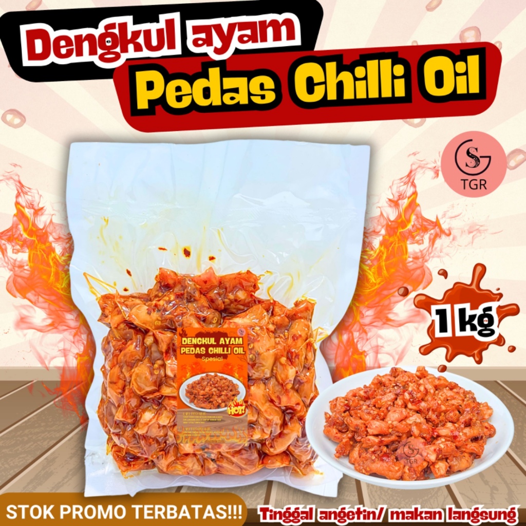 

PAKET WAREG DENGKUL AYAM PEDAS CHILLI OIL 1KG SIAP MAKAN