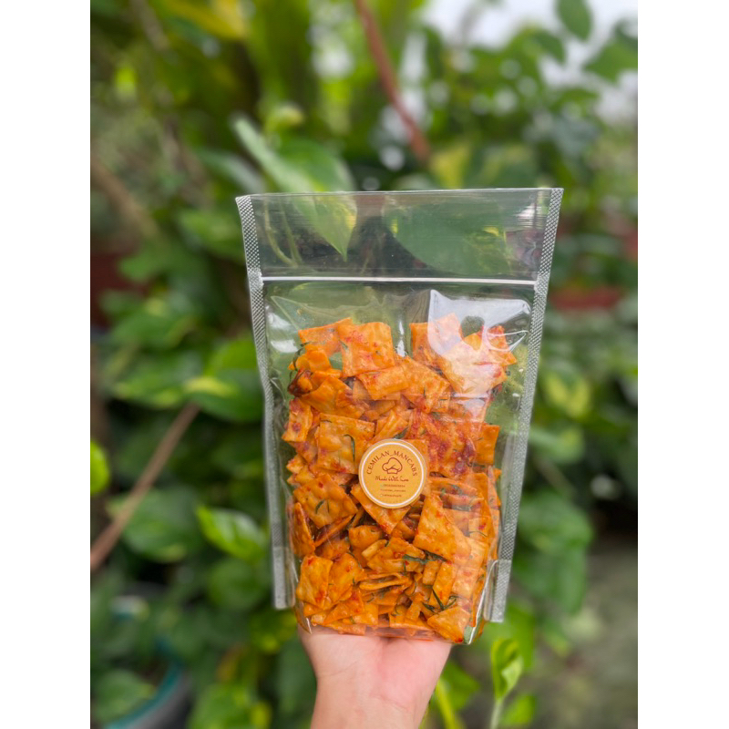 

KERIPIK PANGSIT BAWANG PEDAS & PEDAS DAUN JERUK