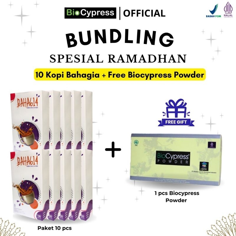 

Kopi Bahagia Plus BioCypress Powder Kombinasi Sempurna Hilang Sakit Sendi Saraf dan sekaligus Memperkuat Stamina Pria seperti Penganten Baru