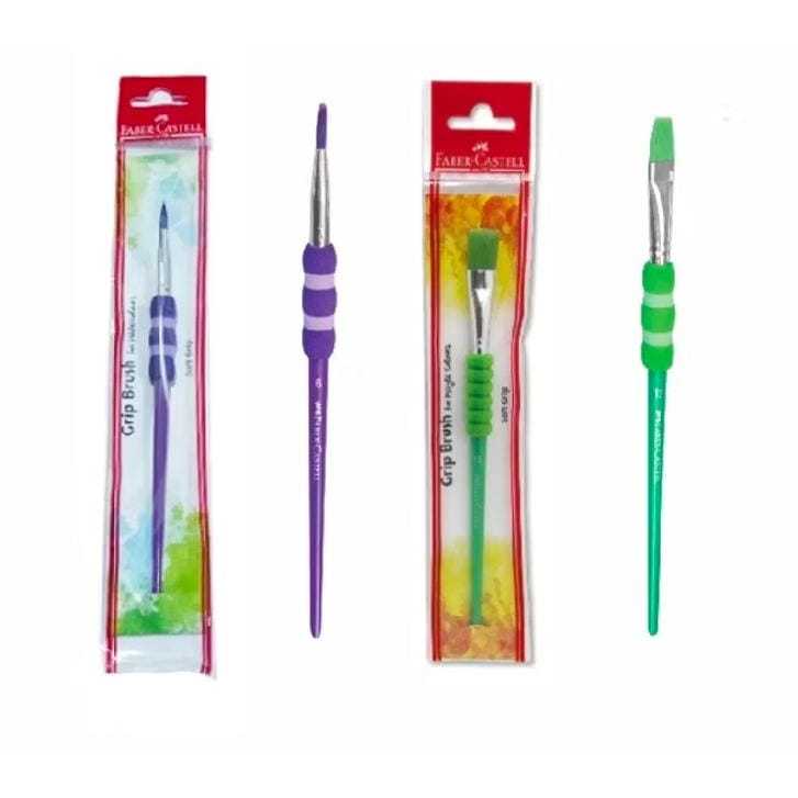 

Faber Castell Colour Paint Brush In Pouch / Kuas Cat Warna Lucu