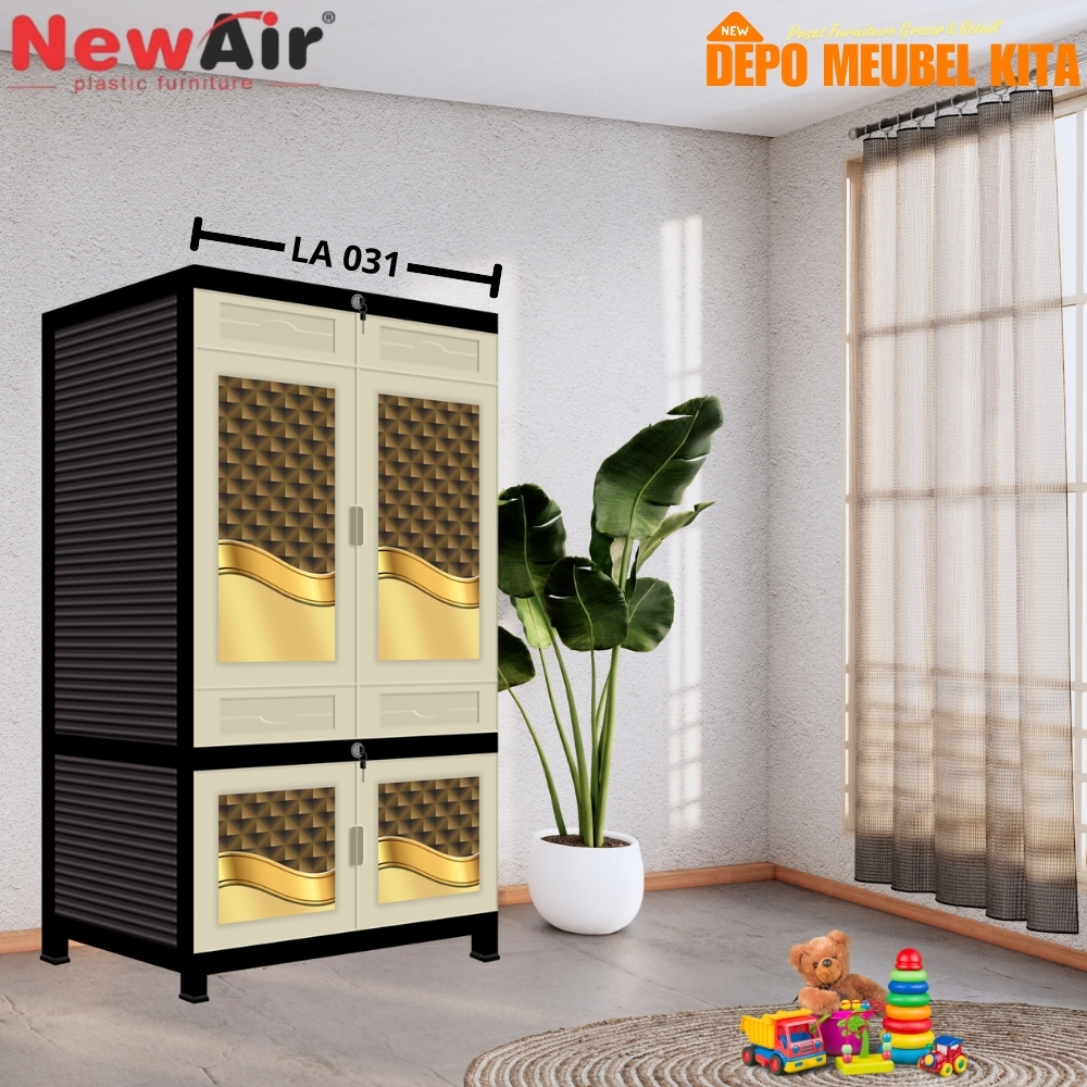 NEW AIR LA 031  (Lemari Plastik Berkualitas Premium Kokoh)