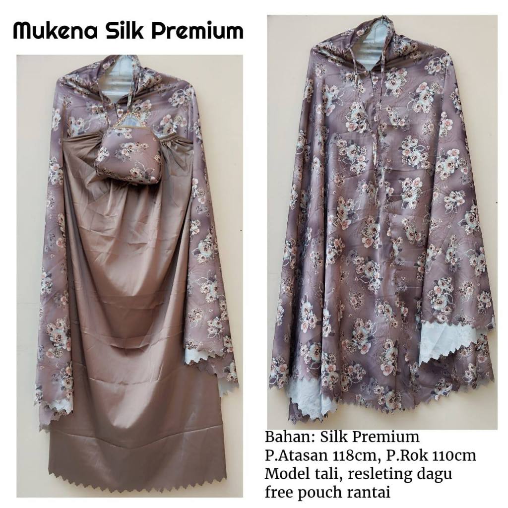 Mukena Traveling Silk Premium