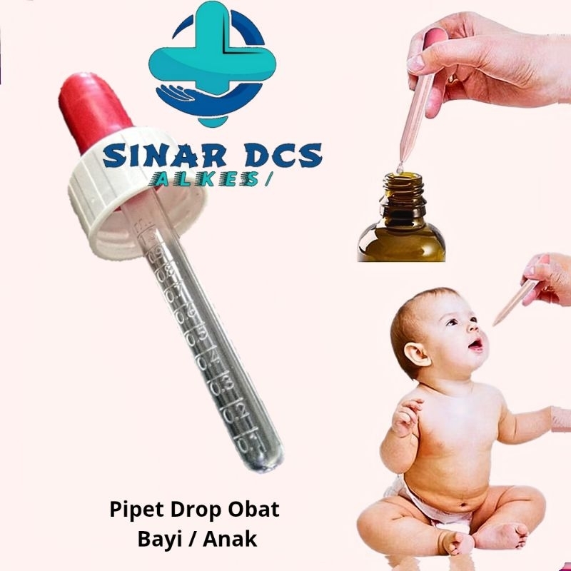 Lokal Pipet Obat Bayi  Drop 1 ml. Pipet Drop / Pipet tetes / Pipet Medis