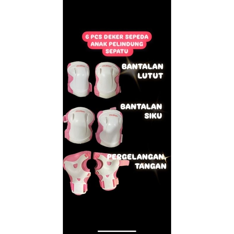 DEKER PELIDUNG LUTUT SIKU DAN  TANGAN DEKER ANAK