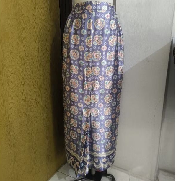 Rok panjang rok kebaya rok span panjang satin bunga