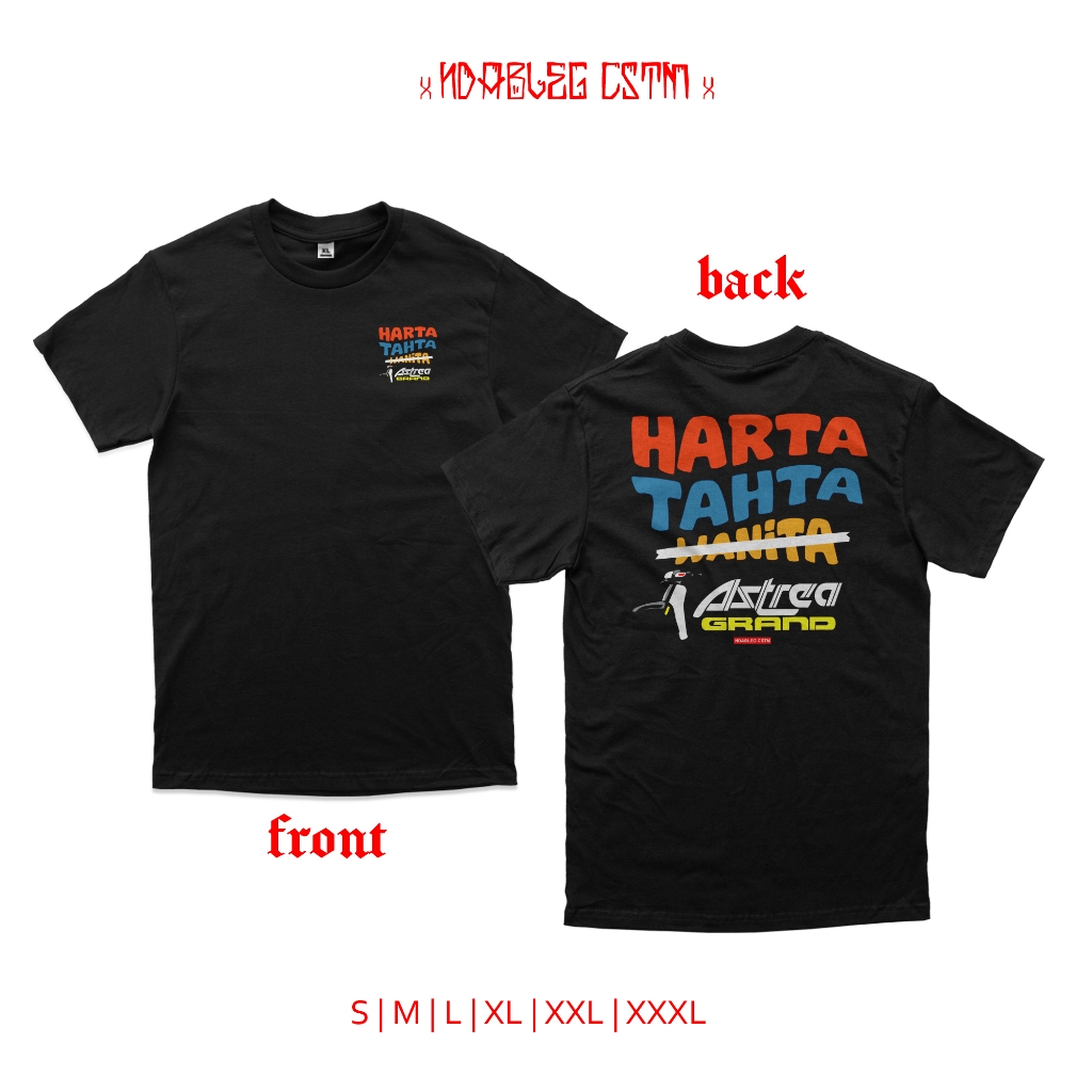 Kaos harta tahta astrea kaos motor astrea combed 24s