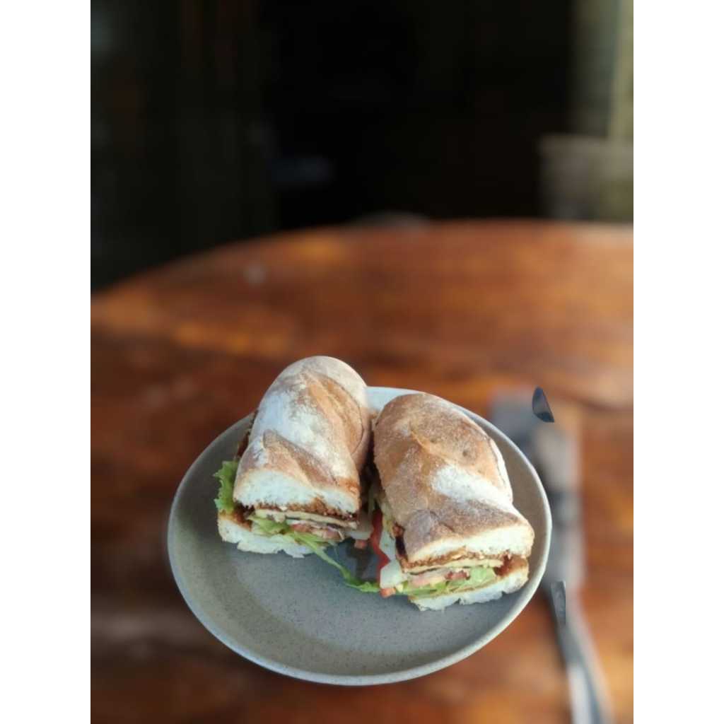 

Tempeh Veg Chesse Sandwich