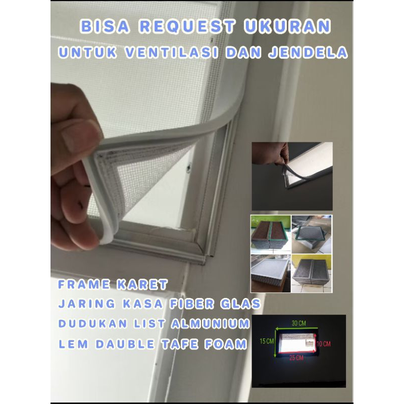 kawat nyamuk kasa nyamuk penutup ventilasi udara rumah