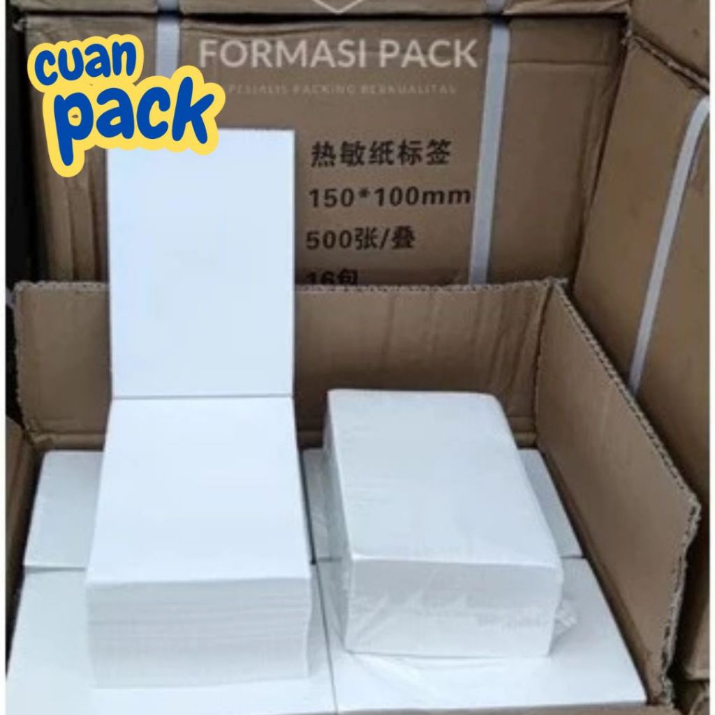 

RB Label Sticker Thermal/Termal Lipat 100 x 150 isi 500 lembar