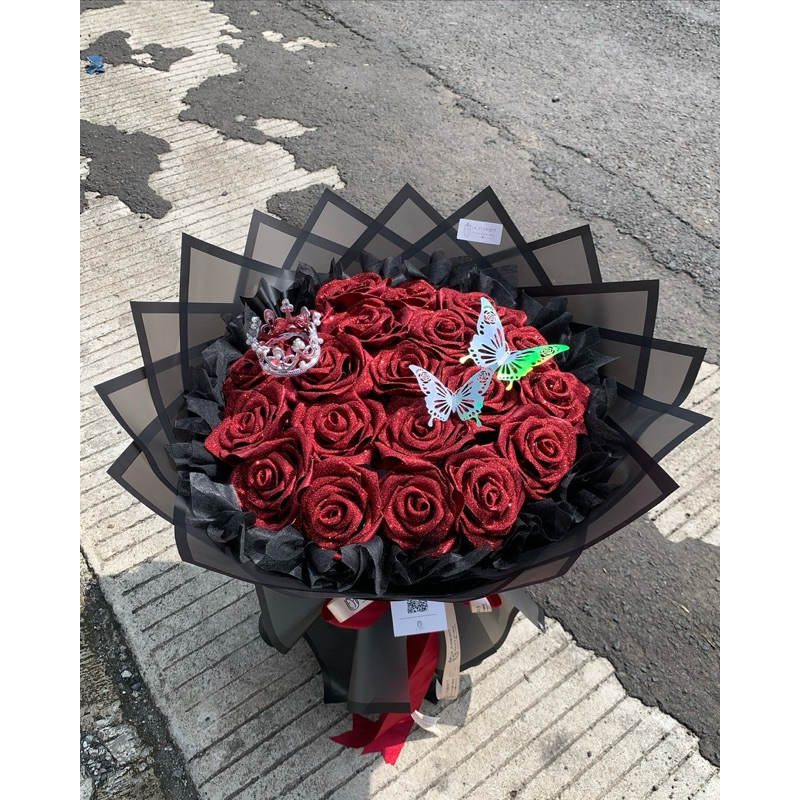 

ROUND SATIN. BOUQET PITA SATIN