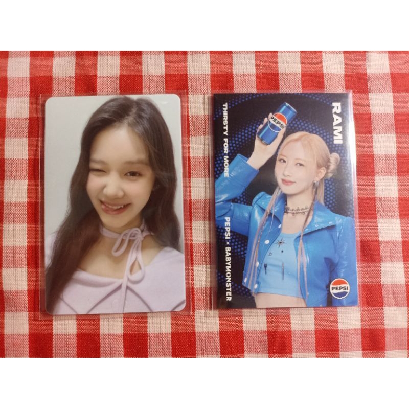 [READY]  PHOTOCARD OFFICIAL BABYMONSTER RAMI & PHARITA
