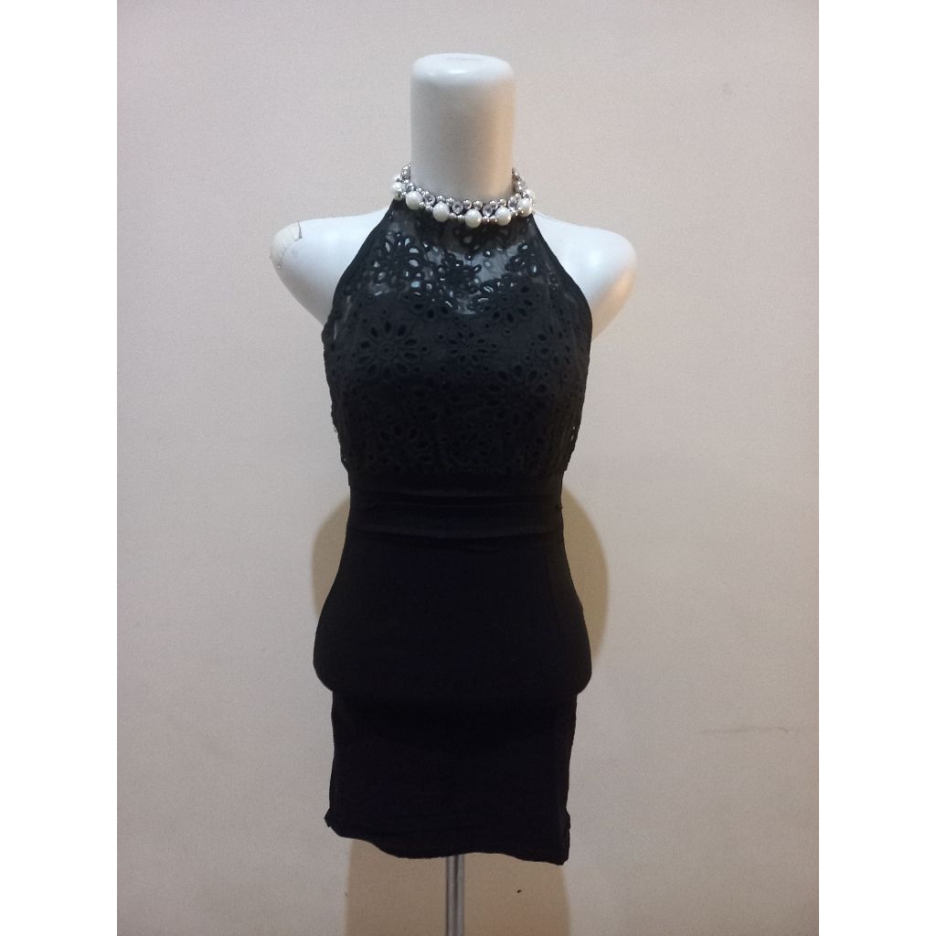 Mini Dress Sexy Murah Hitam 1