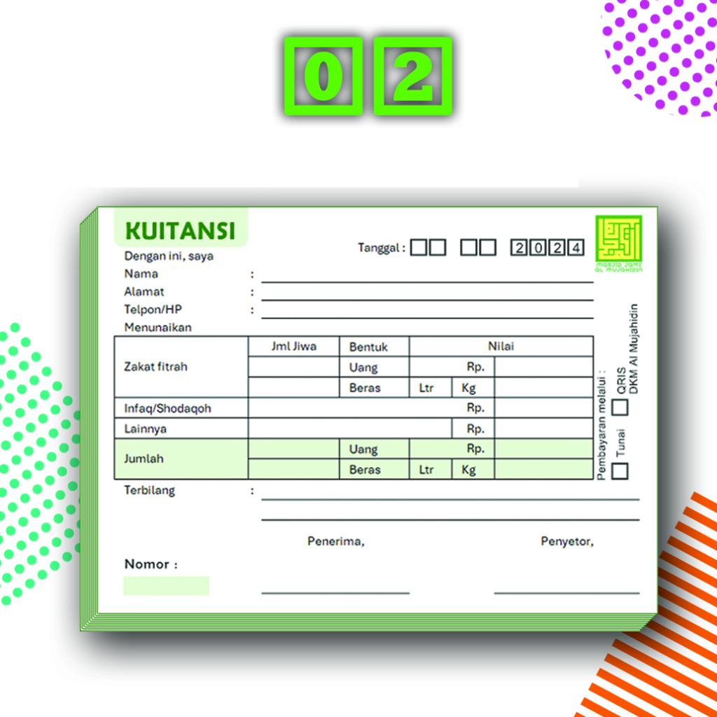 

Kwitansi Zakat Custom