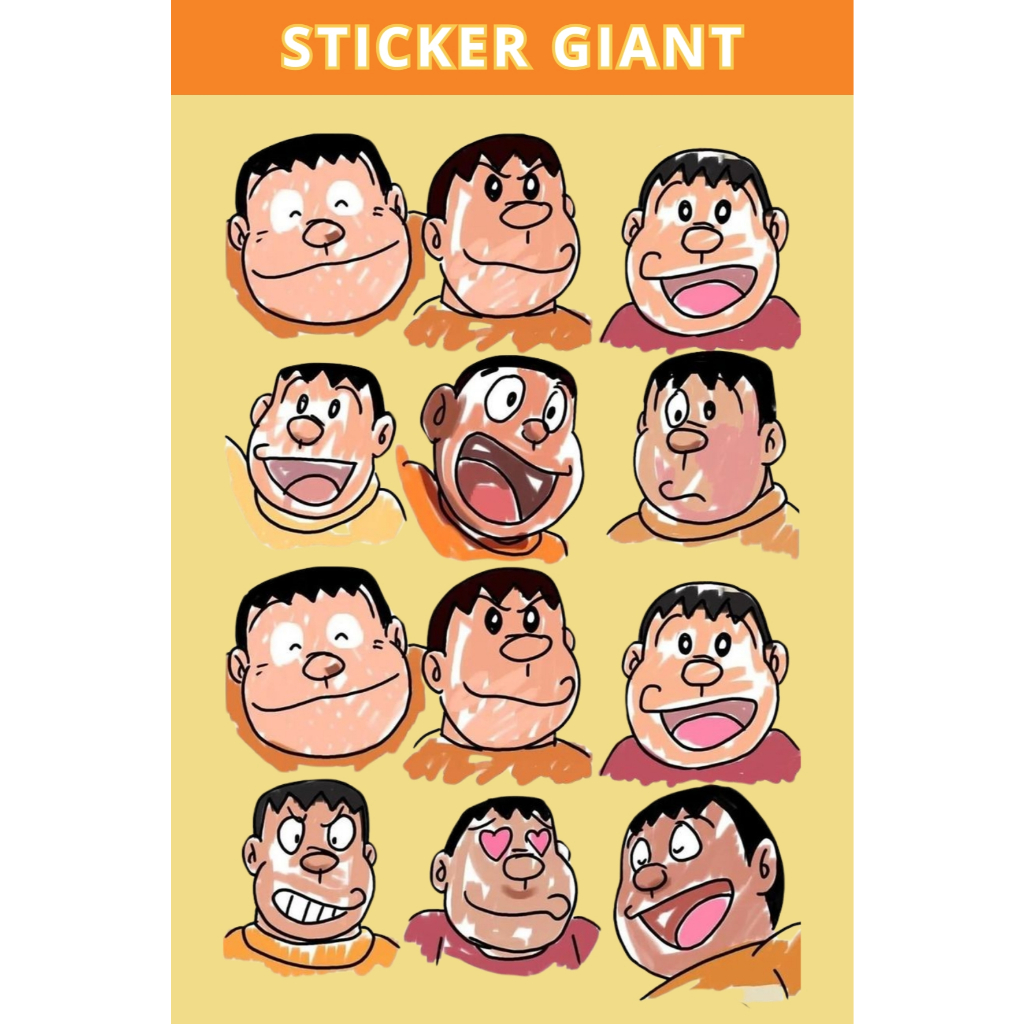 

Sticker Giant Custom Non Cutting 10x15cm - Sticker Aesthetic Keren untuk HP, Laptop, Helm, Motor & Barang Kesayangan - Sticker Berkualitas dan Mudah Dipasang