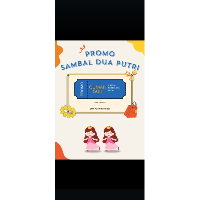 

promo sambal 3 botol 50k