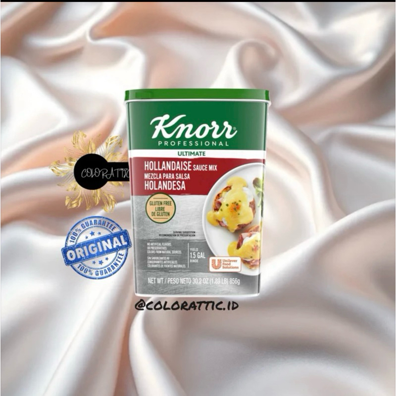 

Knorr Professional Ultimate Hollandaise Sauce Mix Vegetarian, Gluten Free, No Artificial Flavors or Preservatives, No added MSG - SHARED PACKET - From Usa