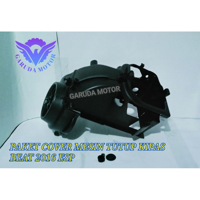COVER TUTUP MESIN DAN TUTUP KIPAS BEAT FI ESP SCOOPY FI ESP BEAT STREET SPACY FI VARIO 110 ESP