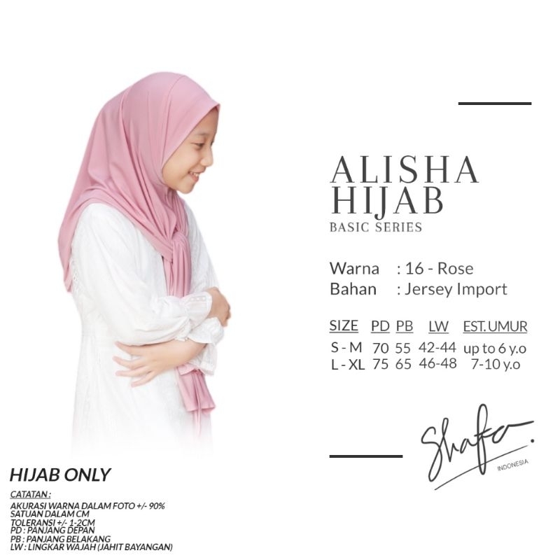 PRELOVED.. Kerudung Anak Shafa Indonesia