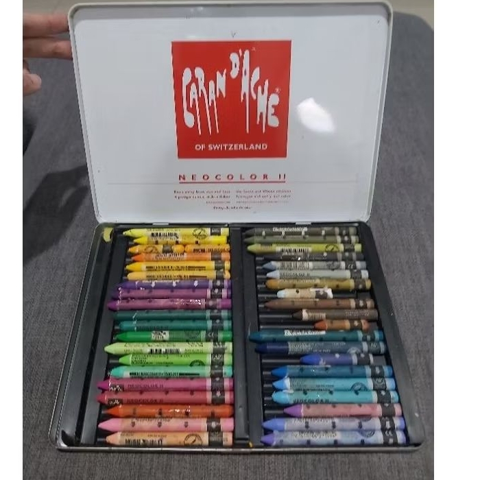 

Carandache neocolor 40 second preloved crayon carandas