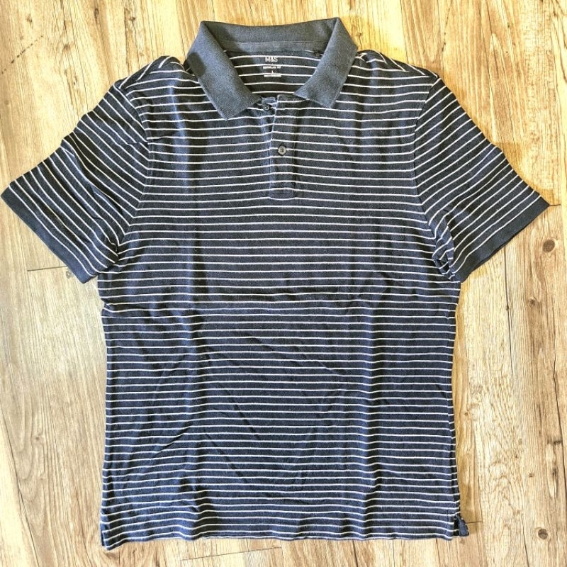 PRELOVED Polo Shirt Pria Marks & Spencer Regular Fit Original size L