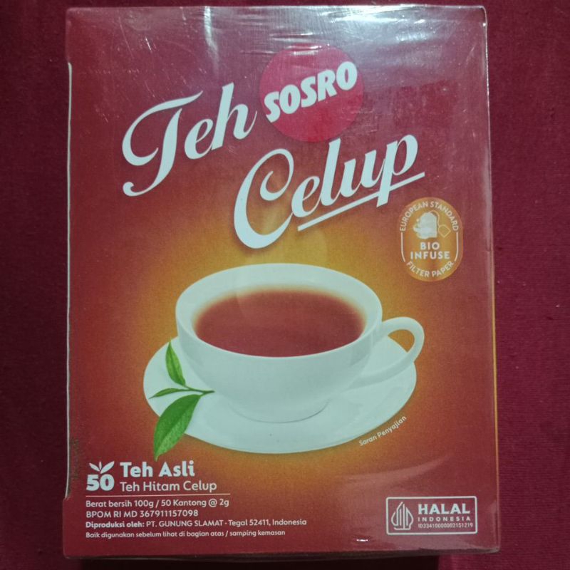 

Teh Celup Sosro isi 50