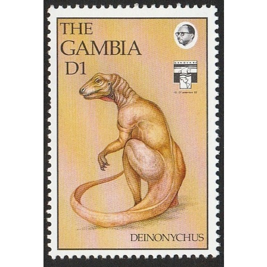 

A 11890 SATU BUAH PRANGKO TEMA SATWA PURBA DEINONYCHUS DENGAN KONDISI BELUM ADA CAP