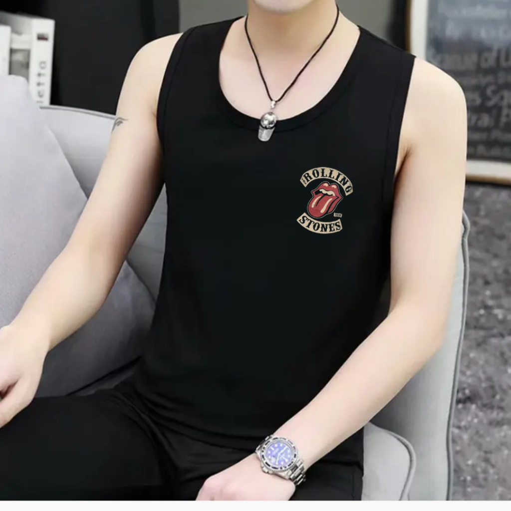 Singlet Pria Kutang Cowok Oblong Distro Tanpa Lengan TankTop Laki Laki COD