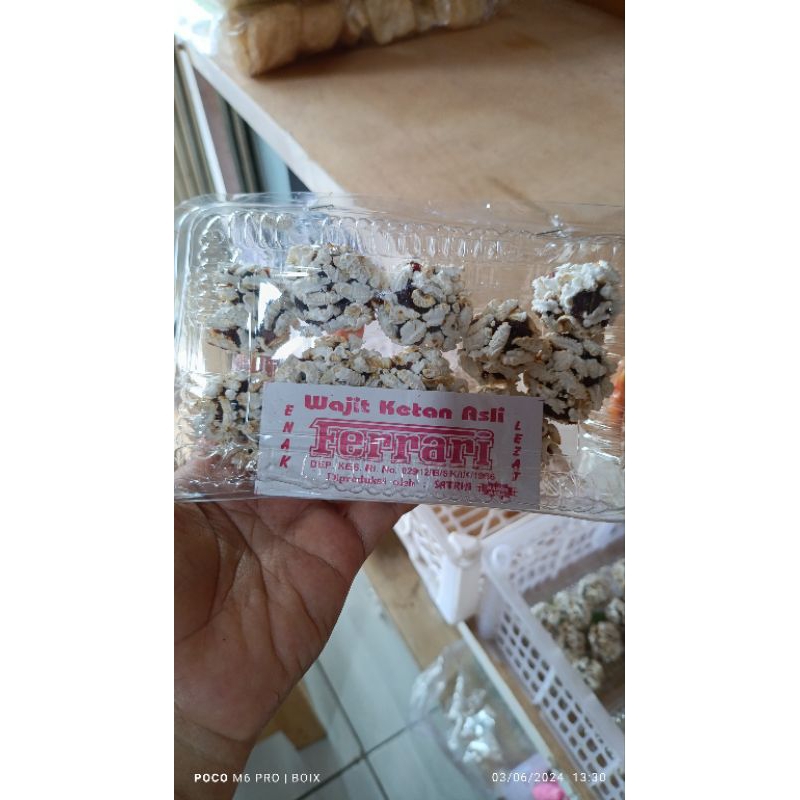 

cemilan jadul makanan ringan wajit rice crispy ferari isi 10