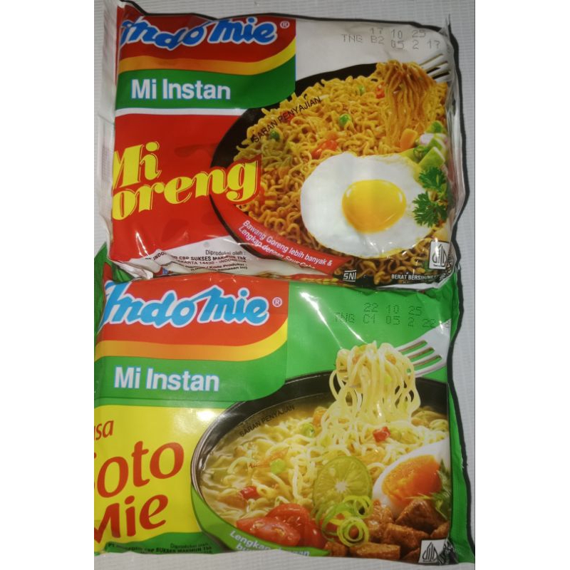 

IDOMIE GORENG DAN INDOMIE RASA SOTO 10 -20 pcs 2 RASA