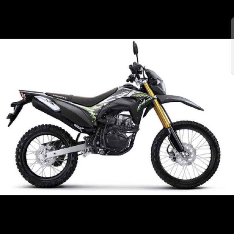 Striping Sticker Original CRF 150L 2020 2021 Hijau Army Sticker Lis Decal Standard Original Honda CR