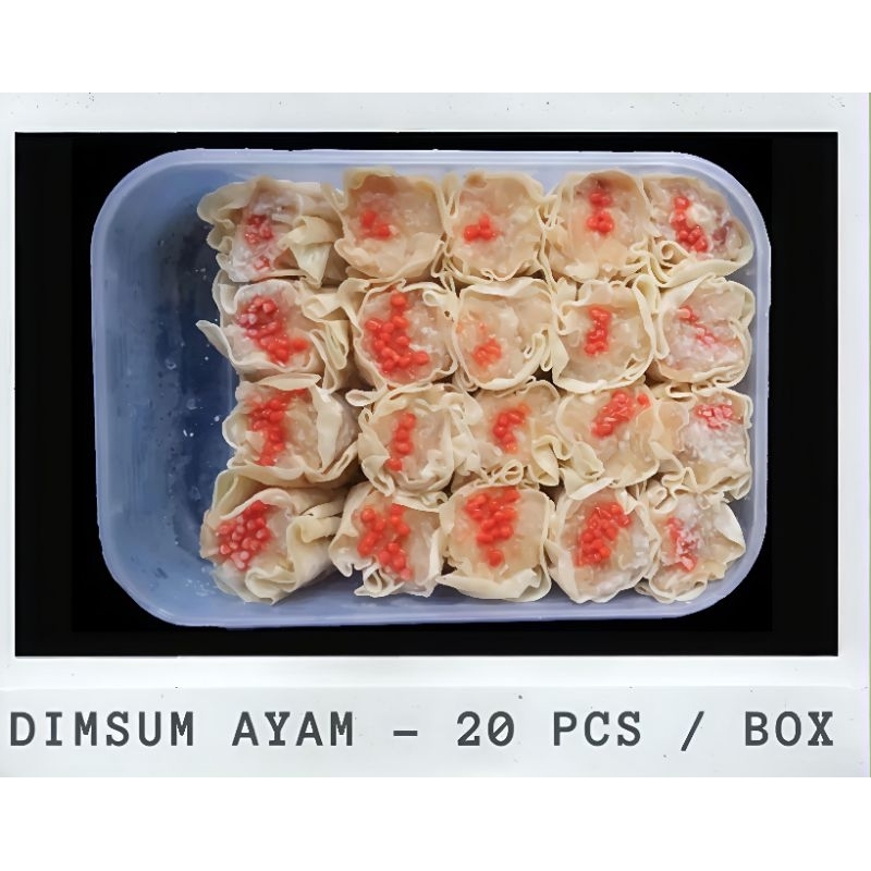

Dimsum Frozen Premium Home Made Ayam Isi 20pcs