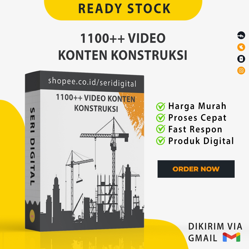 1100++ VIDEO KONTEN KONSTRUKSI - Video Konten Viral Siap Upload