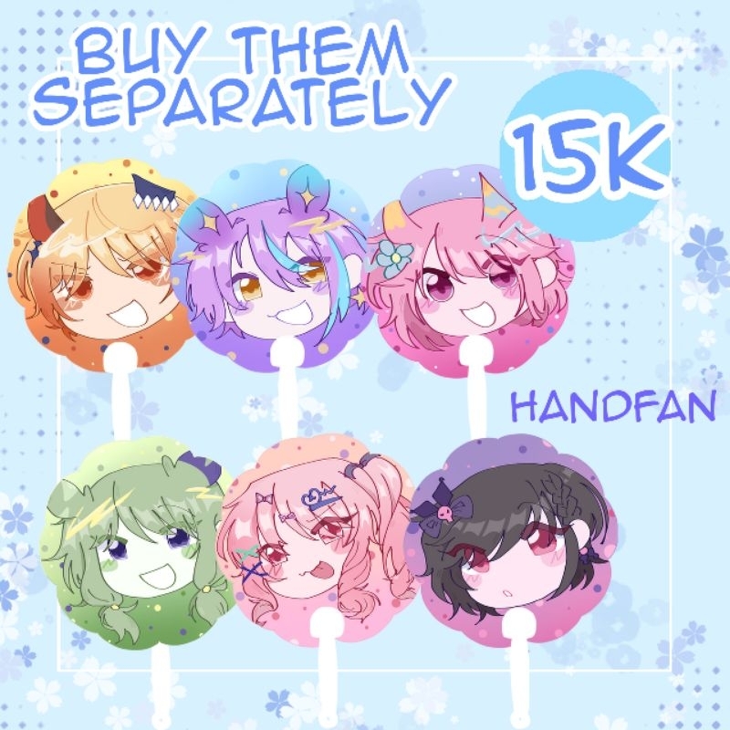 cute handfan pjsekai