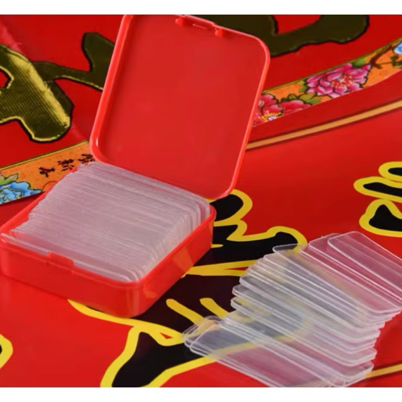 

AK STIKER DOUBLE TAPE MINI ISI 60PCS BOX TRANSPARAN 2 SISI / LAKBAN MINI BENING 60 PCS