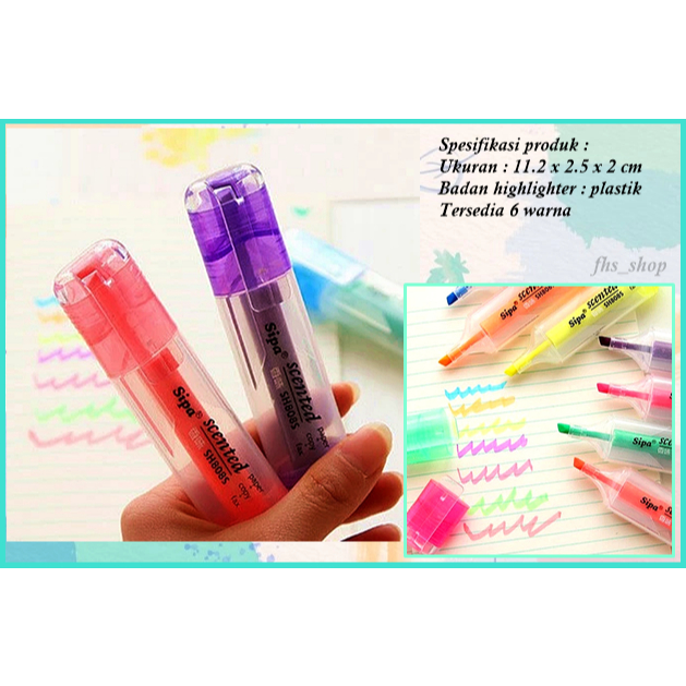 

Highlighter Transparan Stabilo Penanda Warna Neon Highlighter Pen Higlighter Sipa Transparant